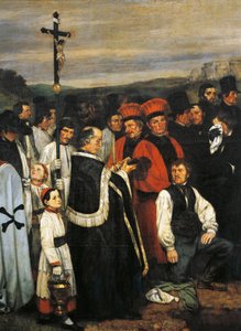 A Burial at Ornans 作者 古斯塔夫·库尔贝