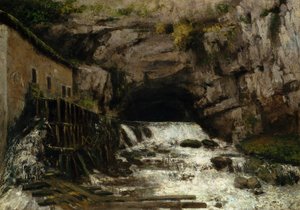 1864年，Loue的来源 作者 古斯塔夫·库尔贝