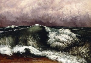 浪潮，1869年 作者 古斯塔夫·库尔贝