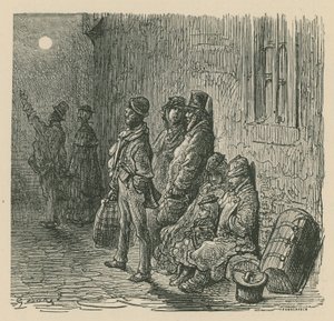 伦敦生活的一幕 作者 古斯塔夫·多尔（Gustave Dore）