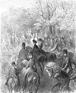 公园里的午后》，1872年。   作者 古斯塔夫·多尔（Gustave Dore）