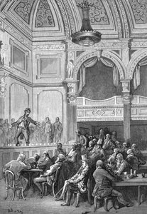 在埃文斯家》，1872年。   作者 古斯塔夫·多尔（Gustave Dore）