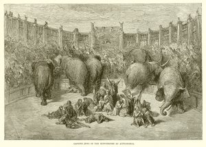 在亚历山大的竞技场的俘虏犹太人 作者 古斯塔夫·多尔（Gustave Dore）
