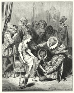 灰姑娘（雕刻品 作者 古斯塔夫·多尔（Gustave Dore）