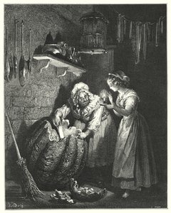 灰姑娘（雕刻品 作者 古斯塔夫·多尔（Gustave Dore）