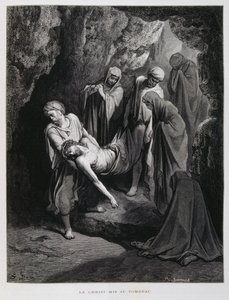 基督被送往坟墓，多尔圣经插图 作者 古斯塔夫·多尔（Gustave Dore）
