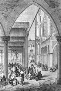哥伦比亚市场》，1872年。   作者 古斯塔夫·多尔（Gustave Dore）