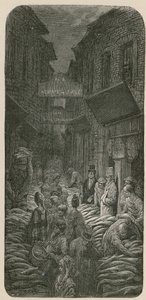 比林斯盖特黑马巷 作者 古斯塔夫·多尔（Gustave Dore）