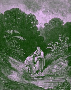 大卫和乔纳森，古斯塔夫-多雷的作品--《圣经 作者 古斯塔夫·多尔（Gustave Dore）