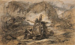 莎士比亚《麦克白》中的三个女巫 作者 古斯塔夫·多尔（Gustave Dore）