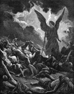 西拿基立主人的毁灭 作者 古斯塔夫·多尔（Gustave Dore）