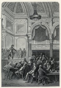埃文斯的歌曲和晚餐室 作者 古斯塔夫·多尔（Gustave Dore）