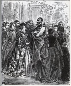 Don Antonio举办的晚会-Miguel Cervantes的《唐吉x德·德拉·曼恰》 作者 古斯塔夫·多尔（Gustave Dore）