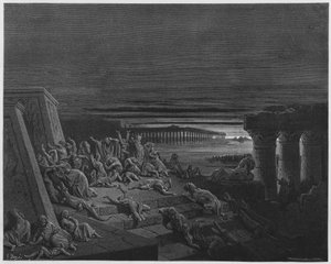 古斯塔夫多尔圣经：黑暗的瘟疫 作者 古斯塔夫·多尔（Gustave Dore）