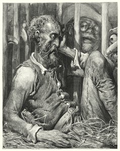 Gustave Dores Don Quixote: "Don Quixote was not so much amazed at his enchantment as at the manner of it" (engraving) 作者 古斯塔夫·多尔（Gustave Dore）