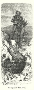他把树连根拔起（雕刻） 作者 古斯塔夫·多尔（Gustave Dore）