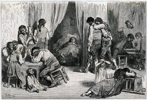 1866 年出版的查尔斯-达维利埃撰写的《西班牙之旅》插图（版画） 作者 古斯塔夫·多尔（Gustave Dore）