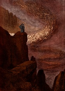 但丁为《神曲 - 地狱》（La Divina Commedia、L