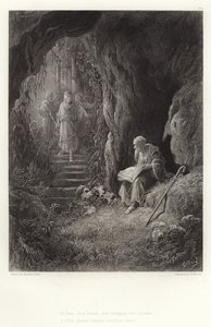 由Alfred Tennyson为Vivien的例证 作者 古斯塔夫·多尔（Gustave Dore）