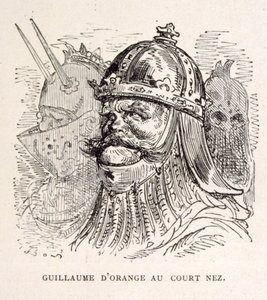 奥兰治国王威廉的插图，选自 La legende de Croque-Mitaine。 作者 古斯塔夫·多尔（Gustave Dore）
