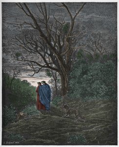Inferno，Canto 1：狼来了，来自Dante Alighieri的“神曲”的插图，1885年 作者 古斯塔夫·多尔（Gustave Dore）