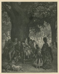 肯辛顿花园，伦敦 作者 古斯塔夫·多尔（Gustave Dore）