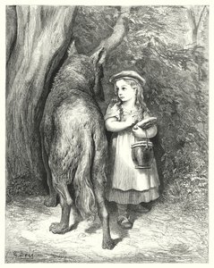 小红帽;小红帽 作者 古斯塔夫·多尔（Gustave Dore）