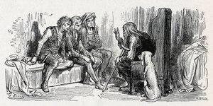 耕夫和他的孩子们（1861-1868 年雕刻） 作者 古斯塔夫·多尔（Gustave Dore）