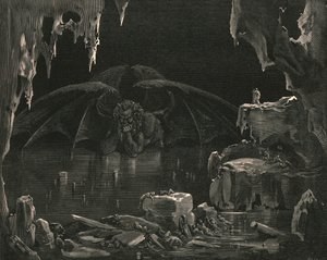 ！他惊呼，迪斯，大约1890年。 作者 古斯塔夫·多尔（Gustave Dore）