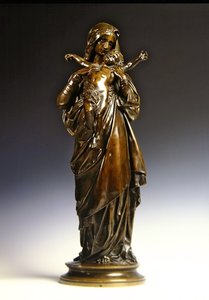 圣母与儿童（青铜） 作者 古斯塔夫·多尔（Gustave Dore）