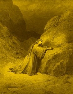 抹大拉的马利亚，忏悔的罪人--圣经 作者 古斯塔夫·多尔（Gustave Dore）