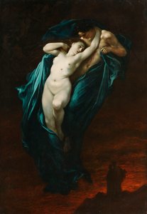 里米尼的保罗和弗朗西斯卡，1863年 作者 古斯塔夫·多尔（Gustave Dore）