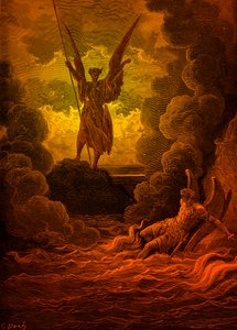 失乐园》。Satan and Beelzebub.by Doré 作者 古斯塔夫·多尔（Gustave Dore）