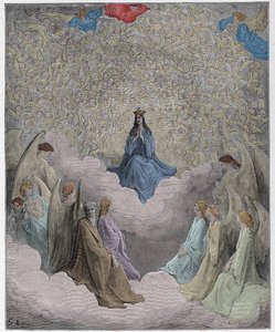 Paradiso，Canto 31：天堂女王 - 由Dante Alighieri执导 作者 古斯塔夫·多尔（Gustave Dore）