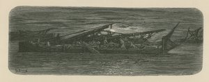 一条小船的甲板的人们在泰晤士的 作者 古斯塔夫·多尔（Gustave Dore）