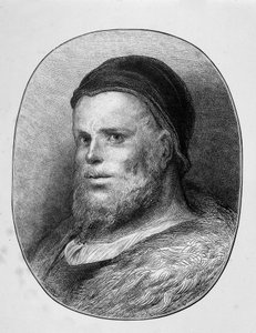 Portrait of Rabelais young - engraving, by Gustave Dore 作者 古斯塔夫·多尔（Gustave Dore）