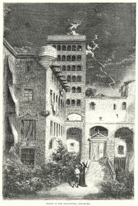 巴塞罗那宗教裁判所监狱（雕刻） 作者 古斯塔夫·多尔（Gustave Dore）