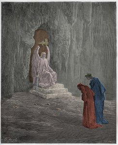 Purgatorio，Canto 9：Dante和Virgil在炼狱的门户，插图来自Dante Alighieri的“神曲”，1885年 作者 古斯塔夫·多尔（Gustave Dore）