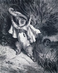穿靴子的猫，古斯塔夫-多尔（1832-1883）为查尔斯-佩罗特（1628-1703）的童话故事创作的插图 作者 古斯塔夫·多尔（Gustave Dore）