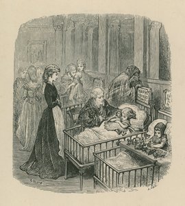 从伦敦医院的场景 作者 古斯塔夫·多尔（Gustave Dore）