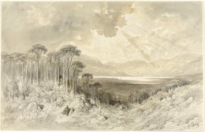 苏格兰风景，1873年 作者 古斯塔夫·多尔（Gustave Dore）