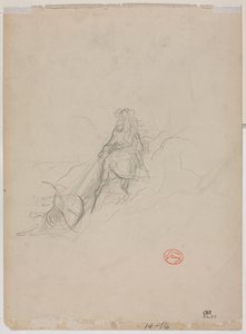 狩猎场景素描（背面） 作者 古斯塔夫·多尔（Gustave Dore）