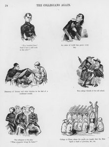 古斯塔夫-多尔的《幽默和怪诞素描》（版画）。 作者 古斯塔夫·多尔（Gustave Dore）