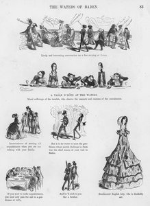 古斯塔夫-多尔的《幽默和怪诞素描》（版画）。 作者 古斯塔夫·多尔（Gustave Dore）