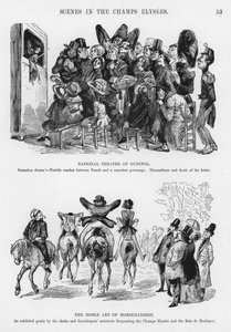 古斯塔夫-多尔的《幽默和怪诞素描》（版画）。 作者 古斯塔夫·多尔（Gustave Dore）
