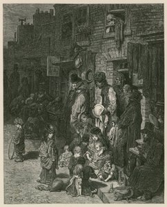 伦敦的贫民窟（雕版画 作者 古斯塔夫·多尔（Gustave Dore）