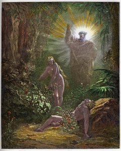 夏娃的创造--夏娃的形成--吉内塞 (2) 作者 古斯塔夫·多尔（Gustave Dore）