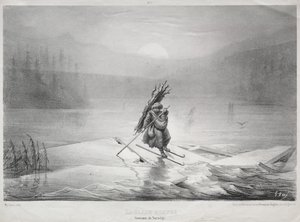 碎冰，挪威的纪念品。 作者 古斯塔夫·多尔（Gustave Dore）
