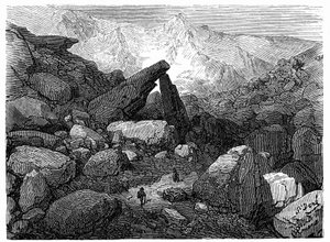 通往加瓦涅马戏团的混沌小径：古斯塔夫-多尔（Gustave Dore）为《希波吕特-泰恩的比利牛斯山之旅》（Journey to the Pyrenees of Hippolyte Taine）一书绘制的插图，哈歇特出版社，1860 年。 作者 古斯塔夫·多尔（Gustave Dore）