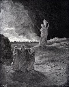 索多玛的毁灭 作者 古斯塔夫·多尔（Gustave Dore）
